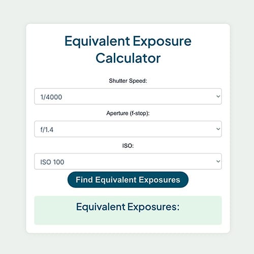 Equivalent exposure calculator