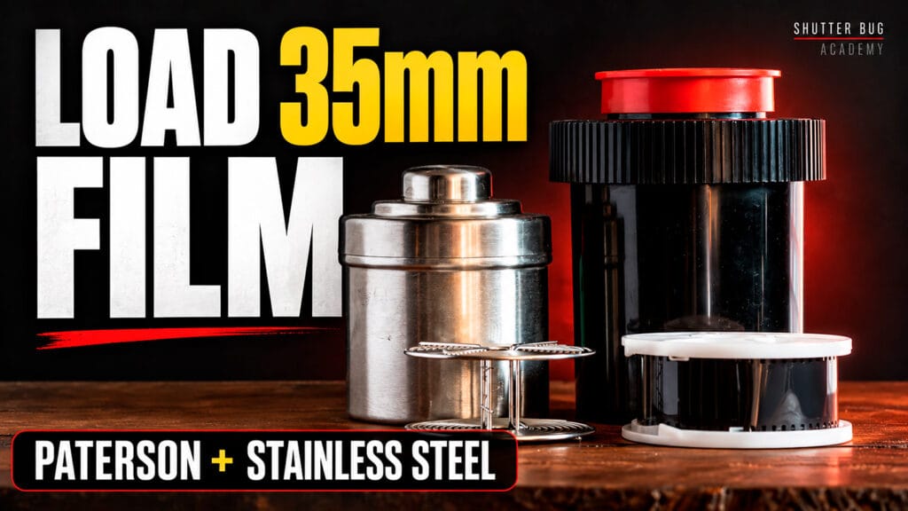 How to load 35mm film in Paterson and Stainless Steel tanks.