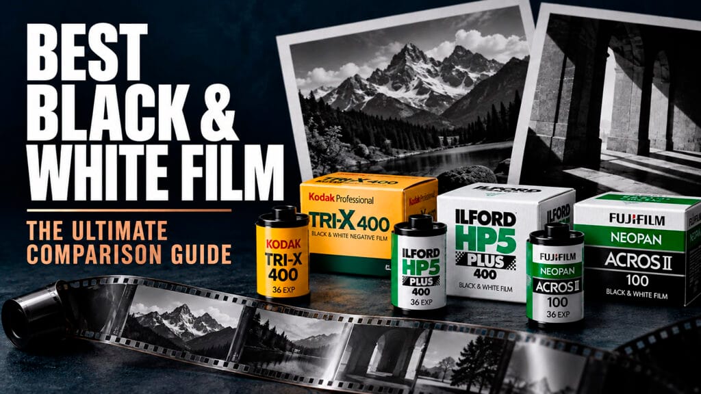 Classic film trio_ Kodak, Ilford, Fujifilm