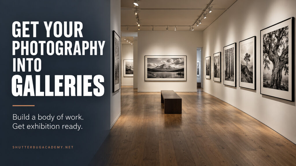 How to get your photography into galleries.