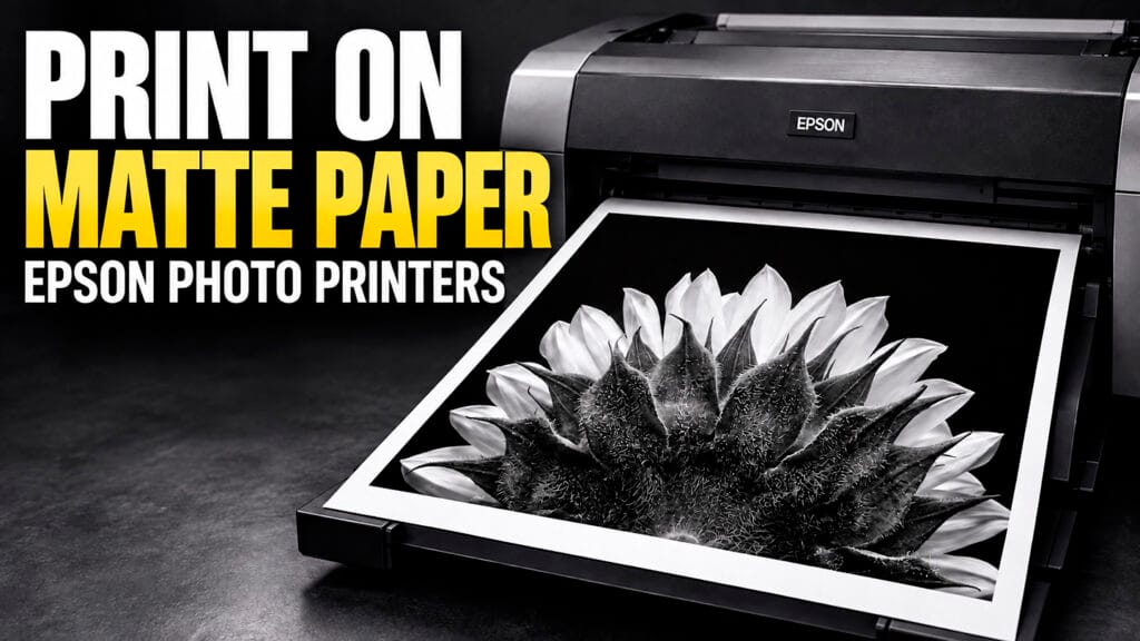 How to print matte paper on an epson