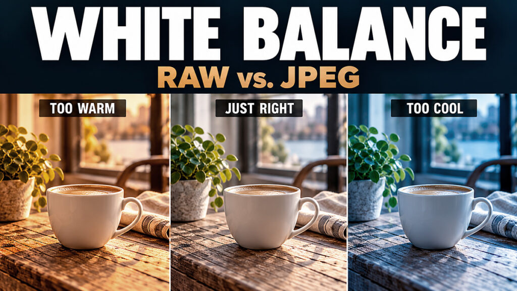 White balance Raw vs. jpg. How to white balance.